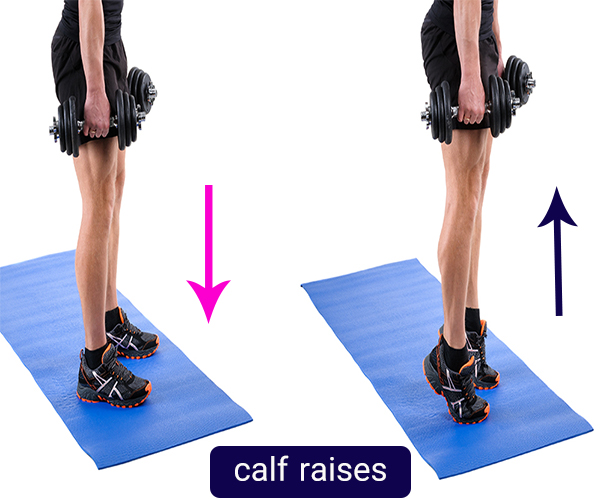 حرکت کالف ریز تقویت عضلات پا