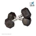 وزنه 6 ضلعی رکورد 15 کیلوگرم