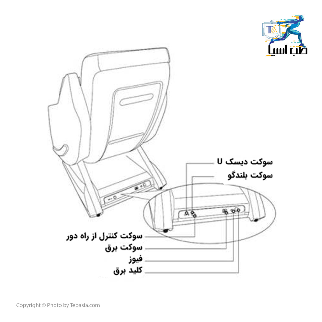 صندلی ماساژ کراس کر مدل DLK-L003