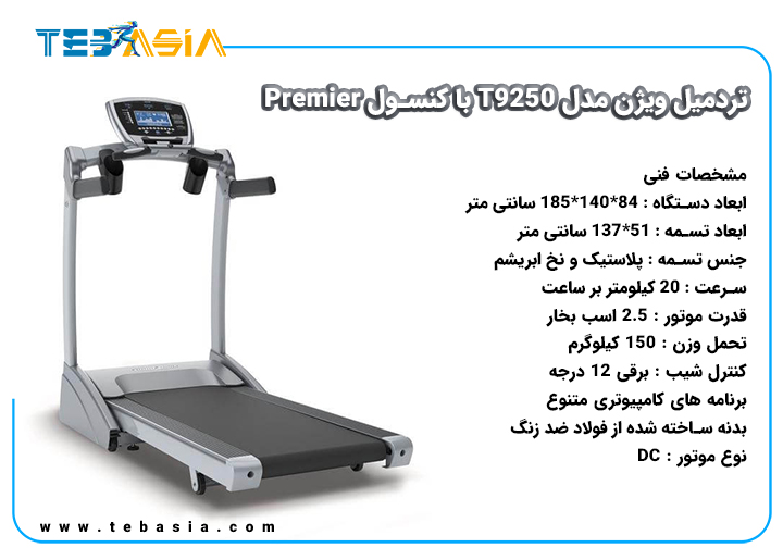 Treadmill Vision T9250 Premier Console