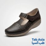 کفش طبی زنانه آسیاسنتر مدل مهرسا طرح چرمی