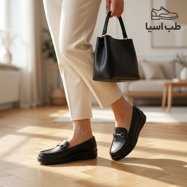 کفش طبی زنانه مدل رهاتبریز طب آسیا 