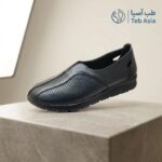 کفش طبی لنیا تبریز چرم طبیعی، زیره PU سبک مناسب کمردرد، خارپاشنه طب آسیا