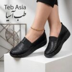 کفش طبی زنانه نارمیلا تبریز  طب اسیابی‌نظیر با زیره PU و رویه چرم صنعتی درجه 