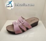 صندل طبی دخترانه تبریز مدل پارس چرم طبیعی و زیره PU سبک فروشگاه طب اسیا - Image 5