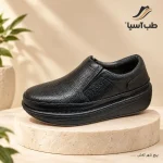  کفش طبی خارپاشنه مردانه چر م طبیعی مدل :تیها